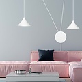 Emibig Emibig ABRAMO 2 WHITE - Scandinavische Hanglamp voor een Moderne Sfeer