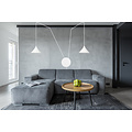 Emibig Emibig ABRAMO 2 WHITE - Scandinavische Hanglamp voor een Moderne Sfeer