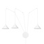 Emibig Emibig ABRAMO 3 WHITE - Scandinavische Hanglamp voor een Strakke Look