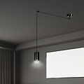 Emibig Emibig TRAKER 1 BL/BLACK - Moderne Hanglamp voor Stijlvolle Interieurs