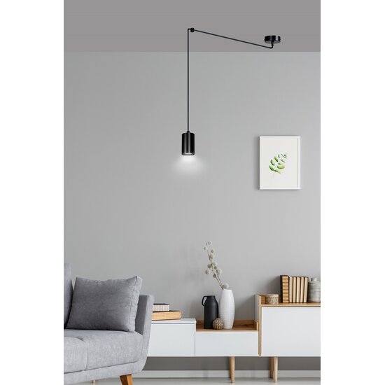 Emibig Emibig TRAKER 1 BL/BLACK - Lampe Suspendue Moderne pour Intérieurs Stylés