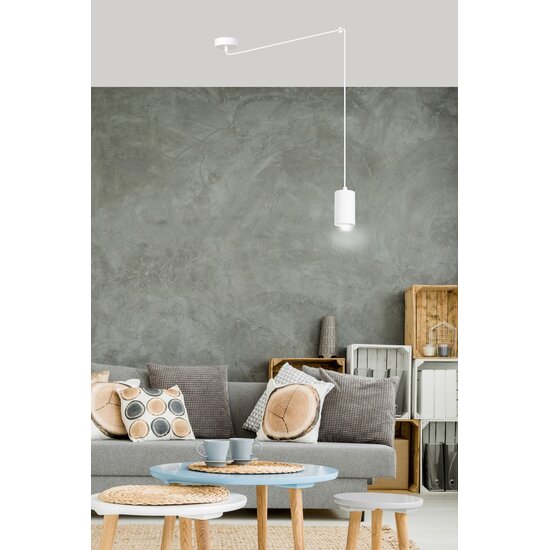 Emibig Emibig TRAKER 1 WH/WHITE - Moderne Pendelleuchte für stilvolle Räume