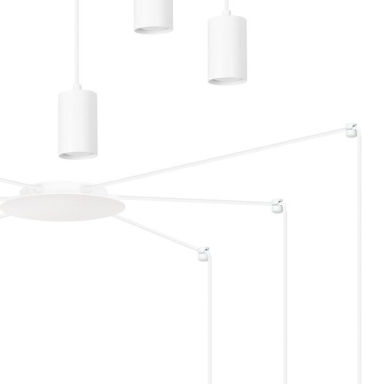 Emibig Emibig TRAKER 6 WH/WHITE - Modern pendant lamp for any space