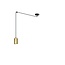 Emibig Emibig TRAKER 1 BL/GOLD - Lampe suspendue moderne pour un look élégant