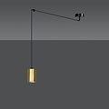 Emibig Emibig TRAKER 1 BL/GOLD - Modern pendant lamp for a stylish look