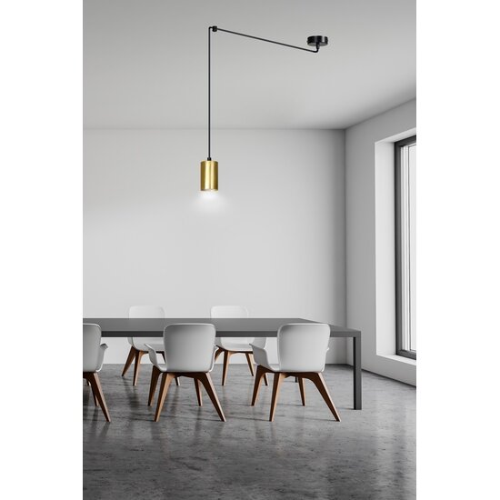 Emibig Emibig TRAKER 1 BL/GOLD - Moderne Pendelleuchte für stilvolles Ambiente
