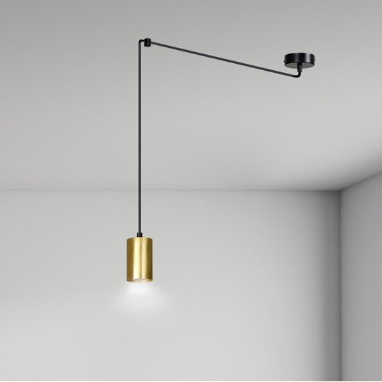 Emibig Emibig TRAKER 1 BL/GOLD - Lampe suspendue moderne pour un look élégant