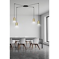Emibig Emibig TRAKER 4 BL/GOLD - Lámpara colgante moderna para una iluminación elegante