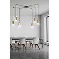 Emibig Emibig TRAKER 6 BL/GOLD - Lámpara colgante moderna para una iluminación elegante
