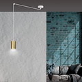 Emibig Emibig TRAKER 1 WH/GOLD - Lampe suspendue moderne pour tous les espaces