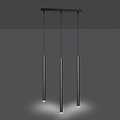 Emibig Emibig SELTER 3 BLACK - Lampe suspendue minimaliste pour tous les espaces