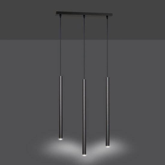 Emibig Emibig SELTER 3 BLACK - Minimalist pendant lamp for any space