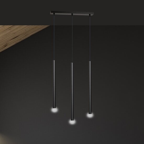 Emibig Emibig SELTER 3 BLACK - Minimalist pendant lamp for any space