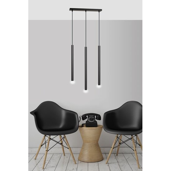 Emibig Emibig SELTER 3 BLACK - Minimalistische hanglamp voor elke ruimte