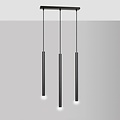Emibig Emibig SELTER 3 BLACK - Minimalist pendant lamp for any space