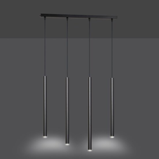 Emibig Emibig SELTER 4 BLACK - Minimalist Pendant Lamp for Stylish Interiors