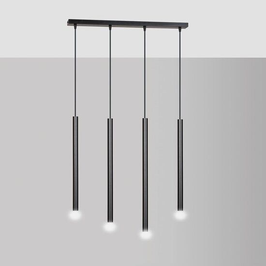 Emibig Emibig SELTER 4 BLACK - Minimalistische Pendelleuchte für stilvolle Räume