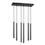 Emibig Emibig SELTER 6 BLACK - Minimalistische hanglamp voor elke ruimte