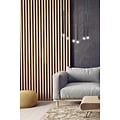Emibig Emibig SELTER 6 BLACK - Minimalist pendant lamp for any space