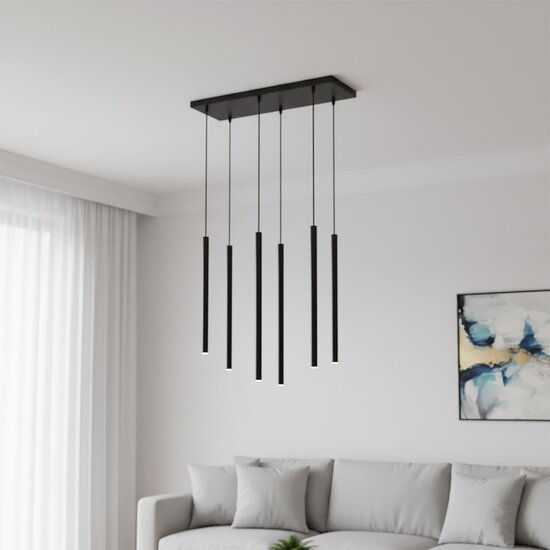 Emibig Emibig SELTER 6 BLACK - Minimalistische hanglamp voor elke ruimte
