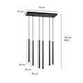 Emibig Emibig SELTER 6 BLACK - Minimalistische hanglamp voor elke ruimte