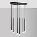 Emibig Emibig SELTER 6 BLACK - Lampe suspendue minimaliste pour tous les espaces