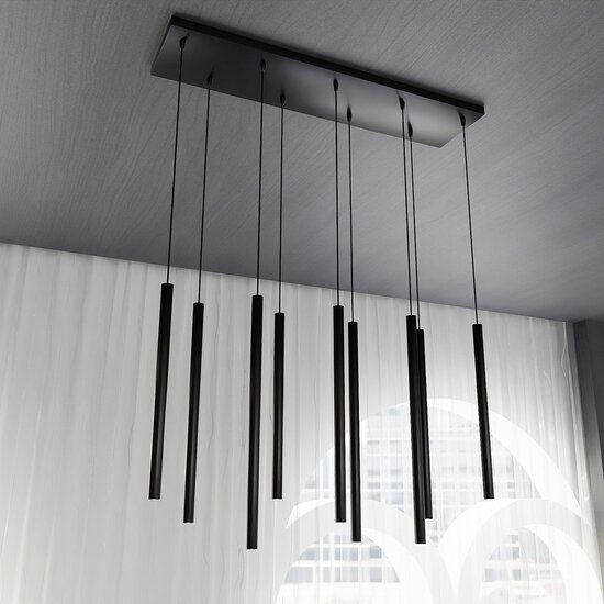 Emibig Emibig SELTER 9 BLACK - Minimalistische hanglamp voor elke ruimte