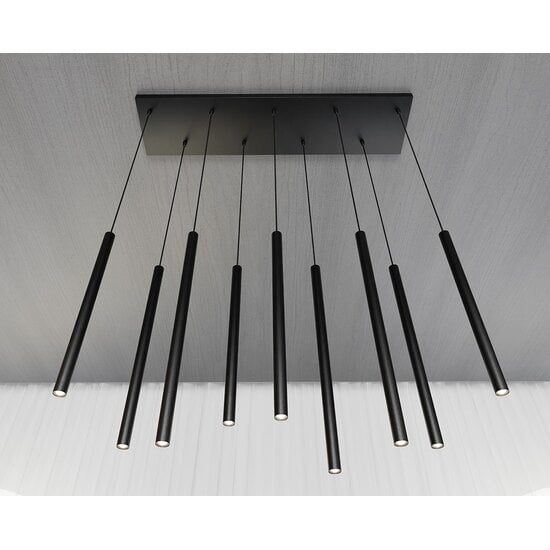 Emibig Emibig SELTER 9 BLACK - Minimalist pendant lamp for any space