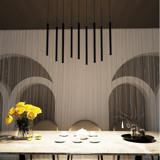 Emibig Emibig SELTER 9 BLACK - Minimalist pendant lamp for any space