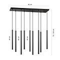 Emibig Emibig SELTER 9 BLACK - Lampe suspendue minimaliste pour tous les espaces