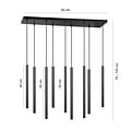 Emibig Emibig SELTER 9 BLACK - Minimalist pendant lamp for any space