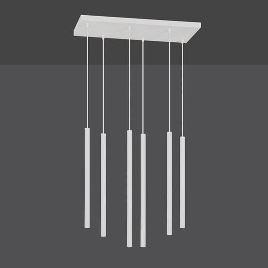 Emibig Emibig SELTER 6 WHITE - Minimalistische hanglamp voor elke ruimte