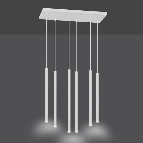Emibig Emibig SELTER 6 WHITE - Minimalistische hanglamp voor elke ruimte