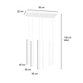 Emibig Emibig SELTER 6 WHITE - Minimalist pendant lamp for any space