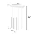 Emibig Emibig SELTER 6 WHITE - Minimalistische hanglamp voor elke ruimte