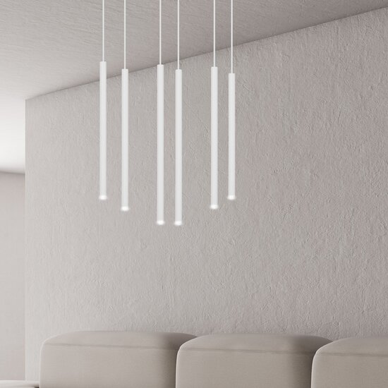 Emibig Emibig SELTER 6 WHITE - Minimalistische hanglamp voor elke ruimte