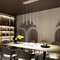 Emibig Emibig SELTER 9 WHITE - Minimalist pendant lamp for any space