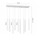Emibig Emibig SELTER 9 Lampe Suspendue Blanche - Design Minimaliste pour Tous les Espaces