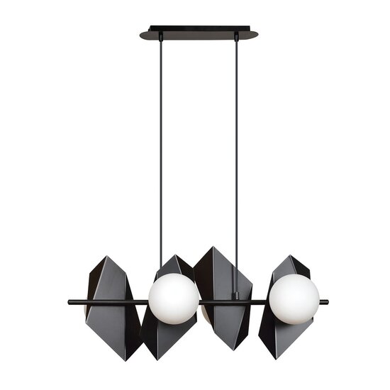 Emibig Emibig DRIFTON 4 BLACK - Lampe suspendue moderne pour tous les espaces