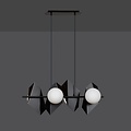 Emibig Emibig DRIFTON 4 BLACK - Moderne hanglamp voor elke ruimte