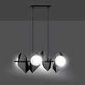 Emibig Emibig DRIFTON 4 BLACK - Modern pendant lamp for any space