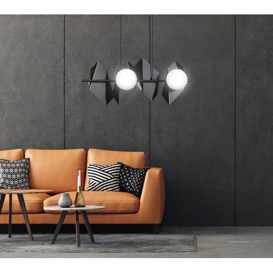 Emibig Emibig DRIFTON 4 BLACK - Lámpara colgante moderna para espacios elegantes