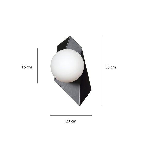 Emibig Emibig DRIFTON K1 BLACK - Modern pendant lamp for any space