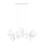 Emibig Emibig DRIFTON 4 WHITE - Lampe suspendue moderne pour tous les espaces