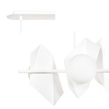 Emibig Emibig DRIFTON 4 WHITE - Lampe suspendue moderne pour tous les espaces