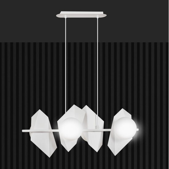 Emibig Emibig DRIFTON 4 WHITE - Moderne hanglamp voor elke ruimte