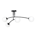 Emibig Emibig PREGOS 4 BLACK - Moderne plafondlamp voor elke ruimte
