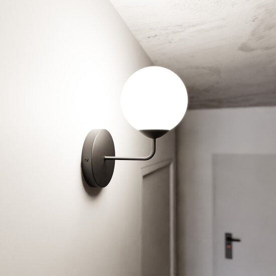 Emibig Emibig PREGOS K1 BLACK - Modern wall lamp for any space