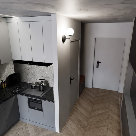 Emibig Emibig PREGOS K1 BLACK - Moderne Wandleuchte für stilvolle Akzente