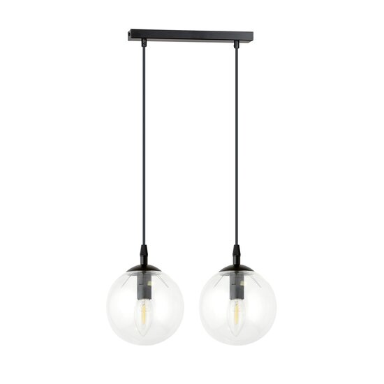 Emibig Emibig COSMO 2 BL TRANSPARENT - Moderne hanglamp met een stijlvol ontwerp
